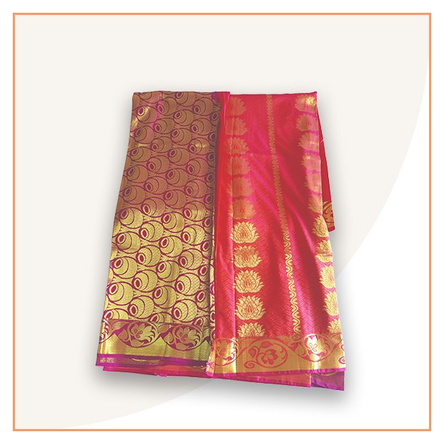 Red Silk Cotton Saree